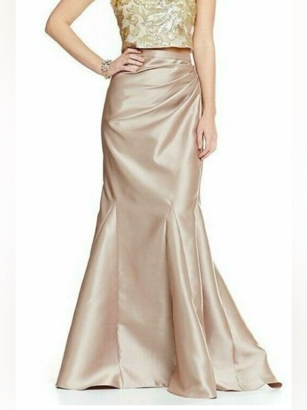 NWOT Badgley Mischka Belle Mercedes Mermaid Cocktail /Ball Skirt
